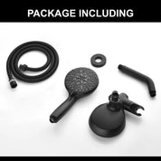 Single-Handle 5-Spray Settings High Pressure Handheld Shower with Faucet Valve