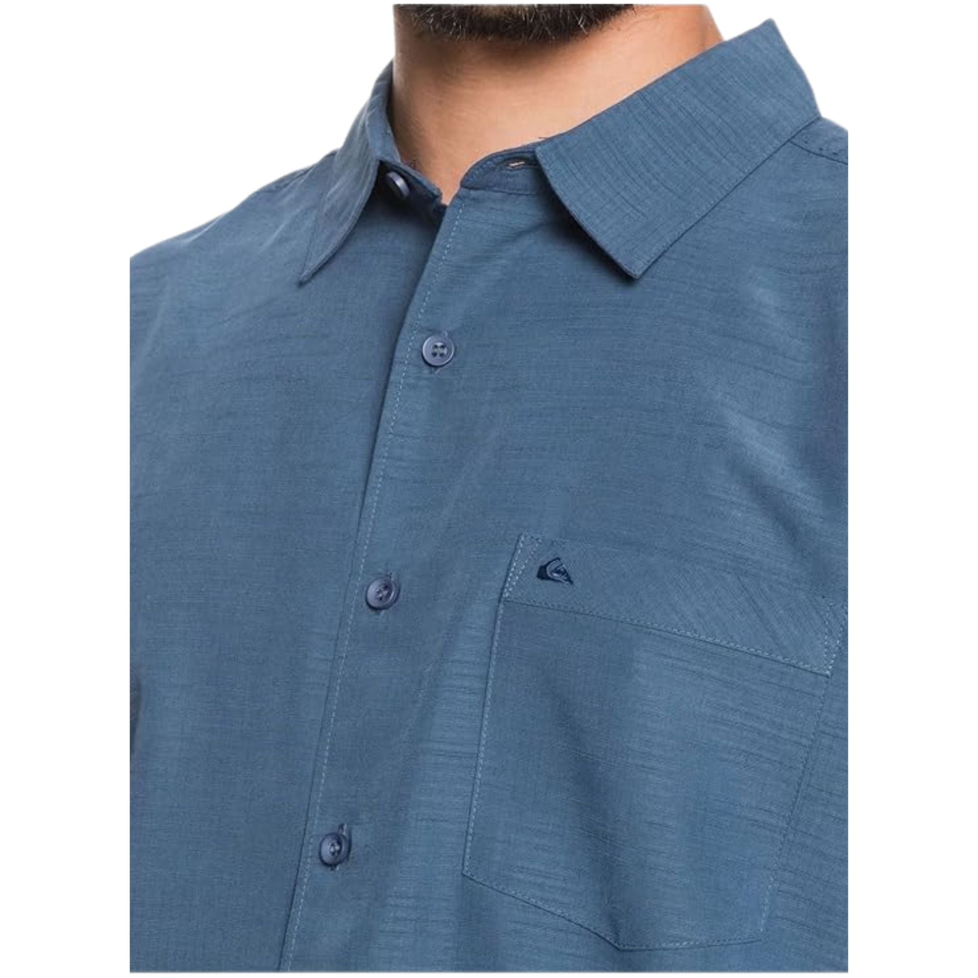 Quiksilver Men's Centinela 4 Button-Up Comfort Fit Pocket Shirt - Small, Basil