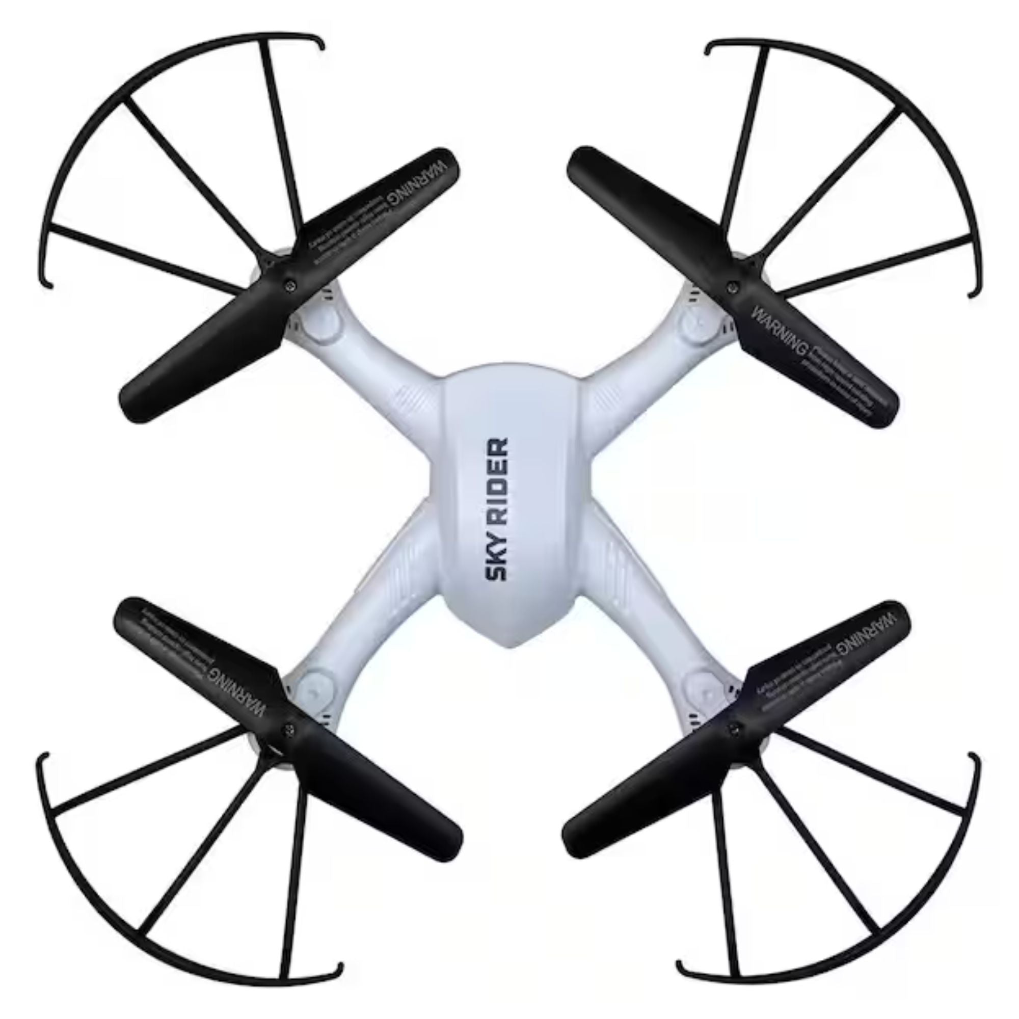 Sky Rider Pro Quadcopter Drone with Wi-Fi Camera, Remote & Phone Holder – White