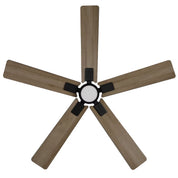Zandra 52" Smart Hubspace Ceiling Fan - Matte Black with Integrated LED & Remote