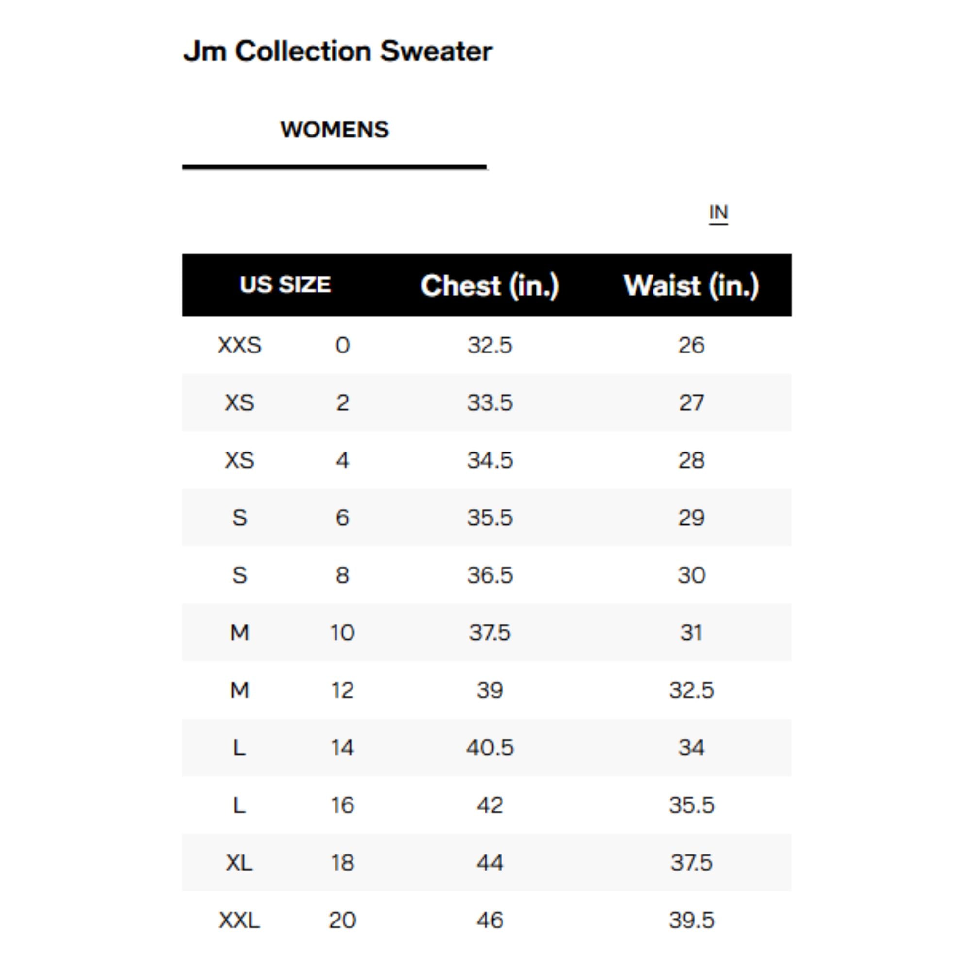 JM Collection Women's Open Front Knit Cardigan – Intrepid Blue XL