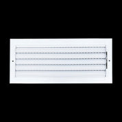 Handua 16x6 Steel Air Supply Diffuser, 1-Way Register Vent Cover Grill for Sidewall and Ceiling, White – Outer Dimensions 17.75" x 7.75"