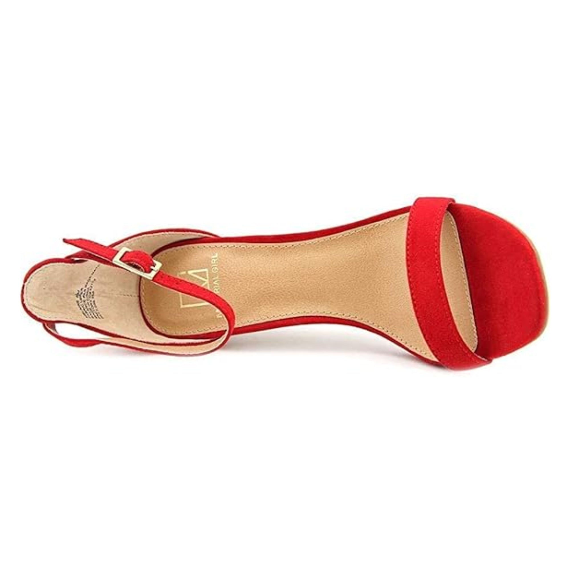 Material Girl Women's Blaire Padded Ankle Strap Square Dress Sandals, Size 9.5