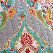 Levtex Home Marielle Quilt Set One Standard Pillow Sham - Damask Medallion