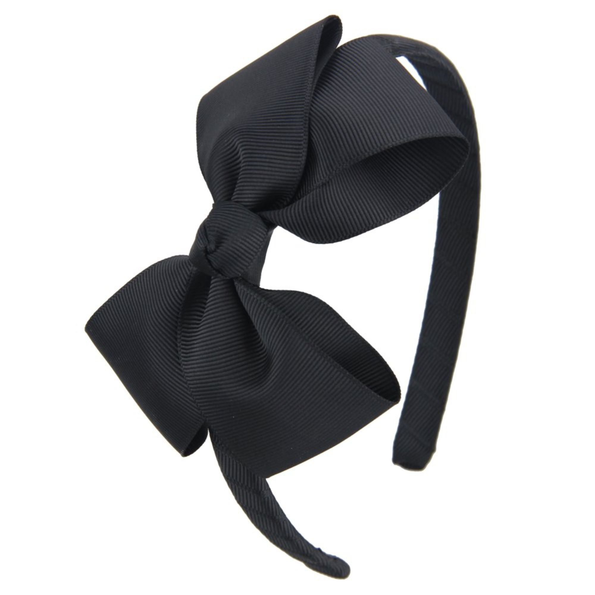 7Rainbows Girls Boutique Grosgrain Ribbon Headbands with Bows – 6 Pack (FS011-2 Multicolors)
