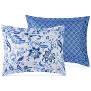 Diana 8-Piece Reversible Full Comforter Set - Blue
