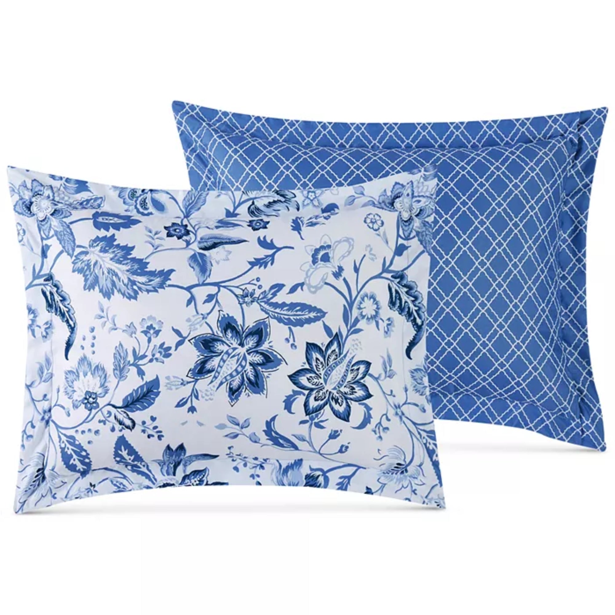 Diana 8-Piece Reversible Full Comforter Set - Blue