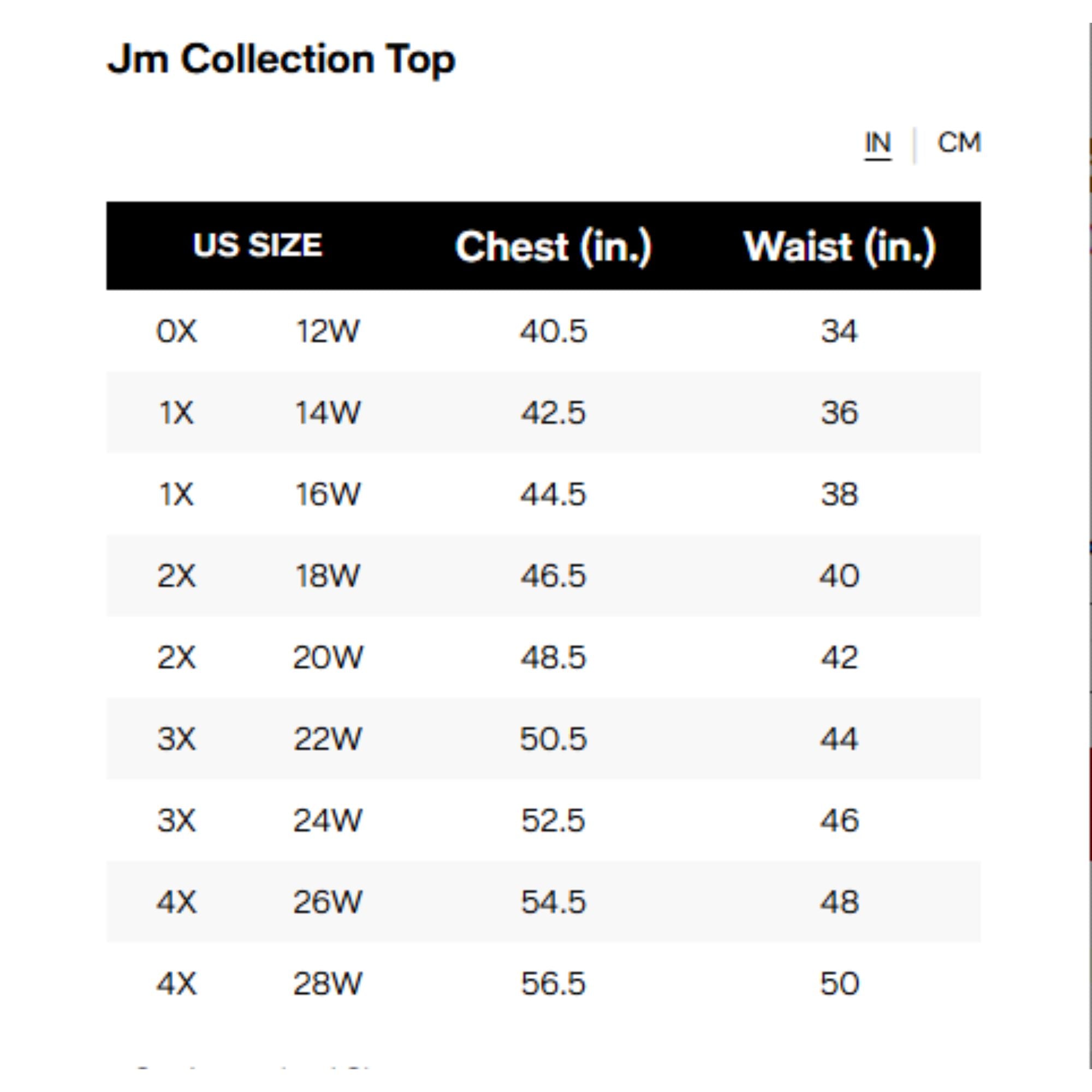 JM Collection Plus Size Bloom Print Short-Sleeve Top – Lilac Sky Combo, Size 1X