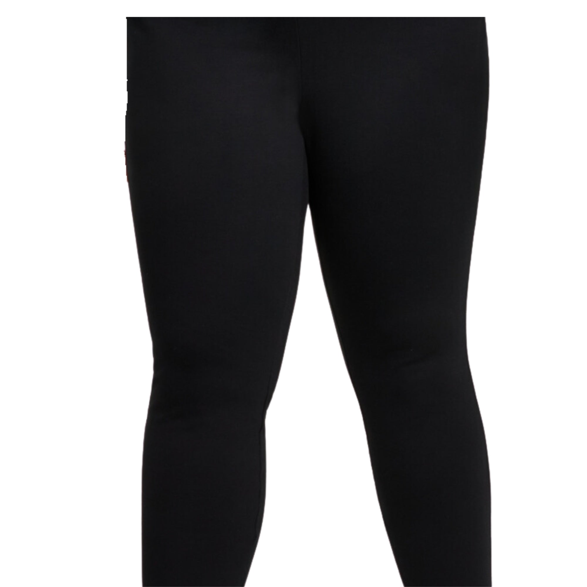 Bar III Women's Plus Size Side-Zip Ponte-Knit Leggings – Deep Black, Size - 1X