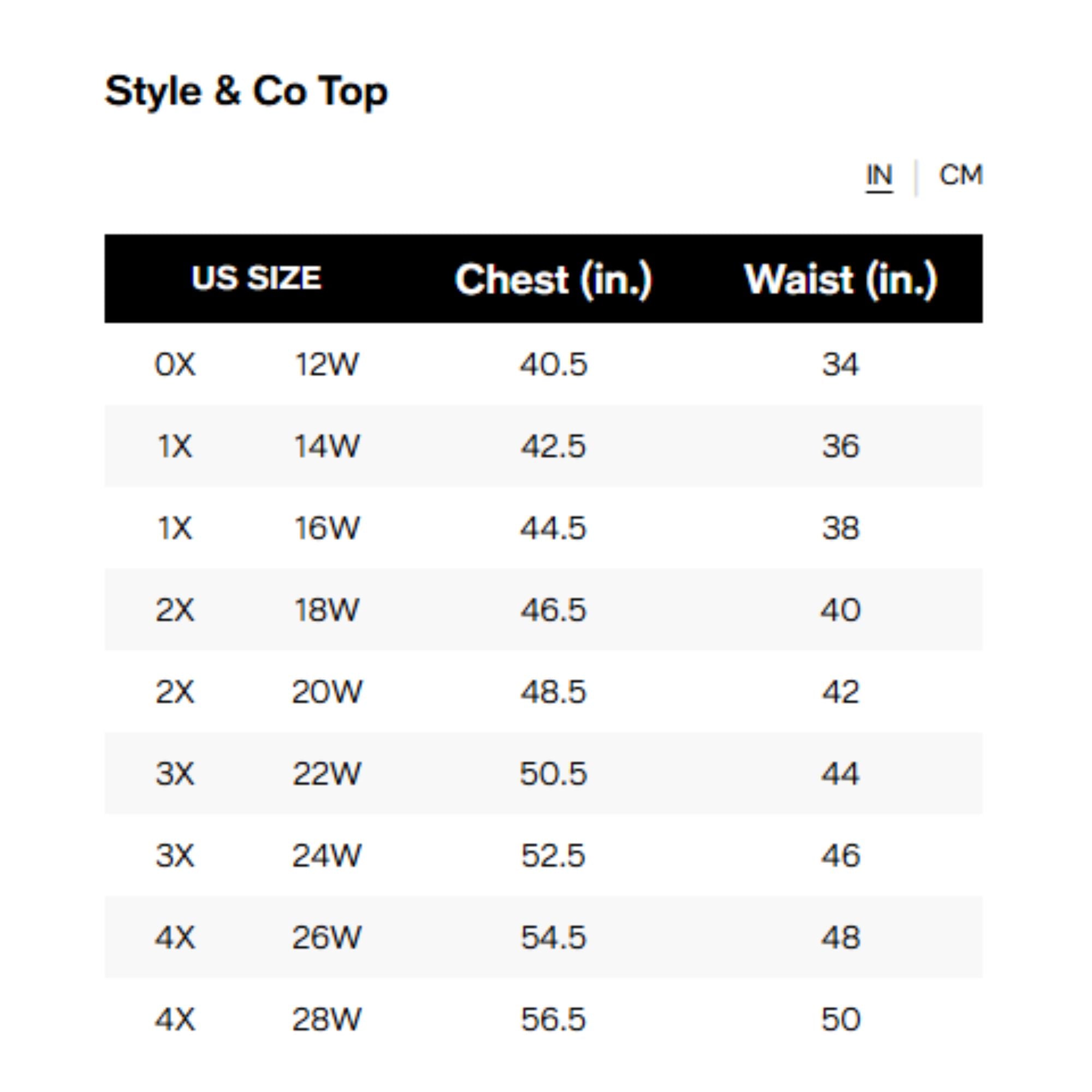 Style & Co Plus Size Striped Perfect Shirt - Beach Stripe - Size 1X