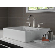 Delta Bowery 1.2 GPM Widespread Bathroom Faucet with Pop-Up Drain – Brilliance Polished Nickel