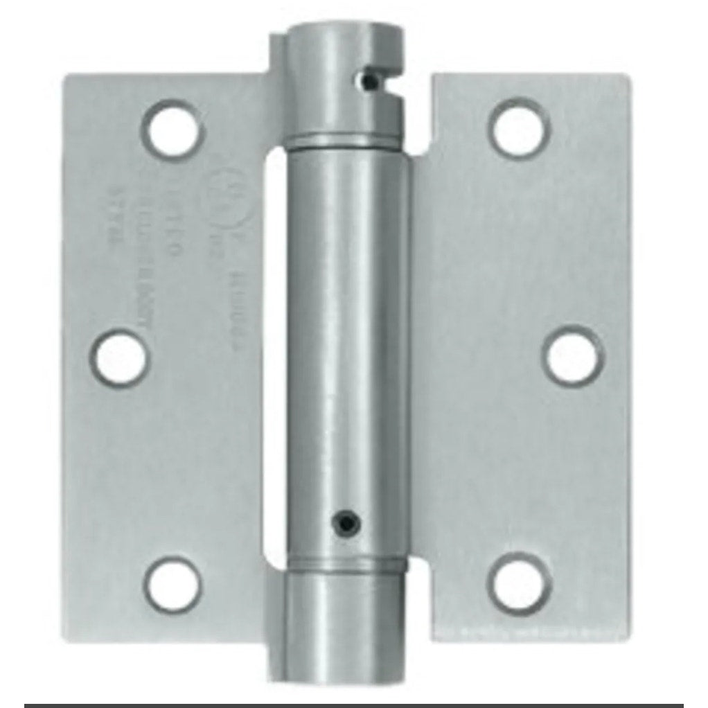 [Lot Of 10] Deltana Spring Hinge Satin Chrome 3.5"X3.5" DSH35U26D Satin Chrome