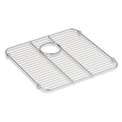 KOHLER K-5184 Iron/Tones Stainless Steel Sink Rack – 12-7/8" x 14-11/16