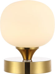 Jonathan Y JYL7112C Owen 6.13" Modern Minimalist Iron Rechargeable LED Table Lamp