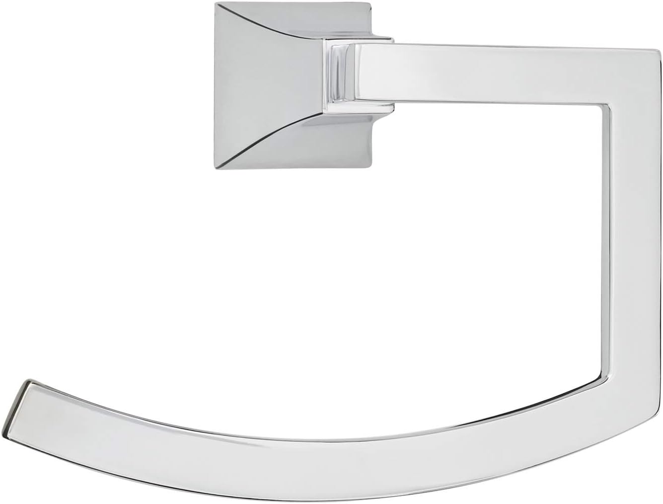 Vilamonte 6-5/8 in. Wall Mounted Towel Ring in Chrome