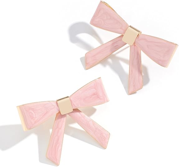 Bow Earrings for Women – Cute Ribbon Stud Coquette Earrings by Sea Dry