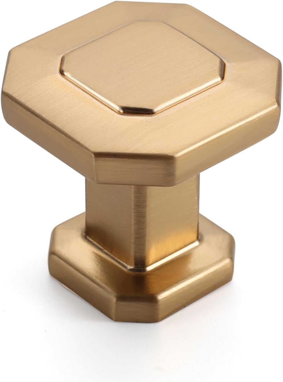 Asidrama 10-Pack Champagne Bronze Cabinet Knobs – Single Hole Round Knobs for Kitchen Cabinets, Dressers, Cupboards, Drawers – Durable Zinc Alloy Hardware