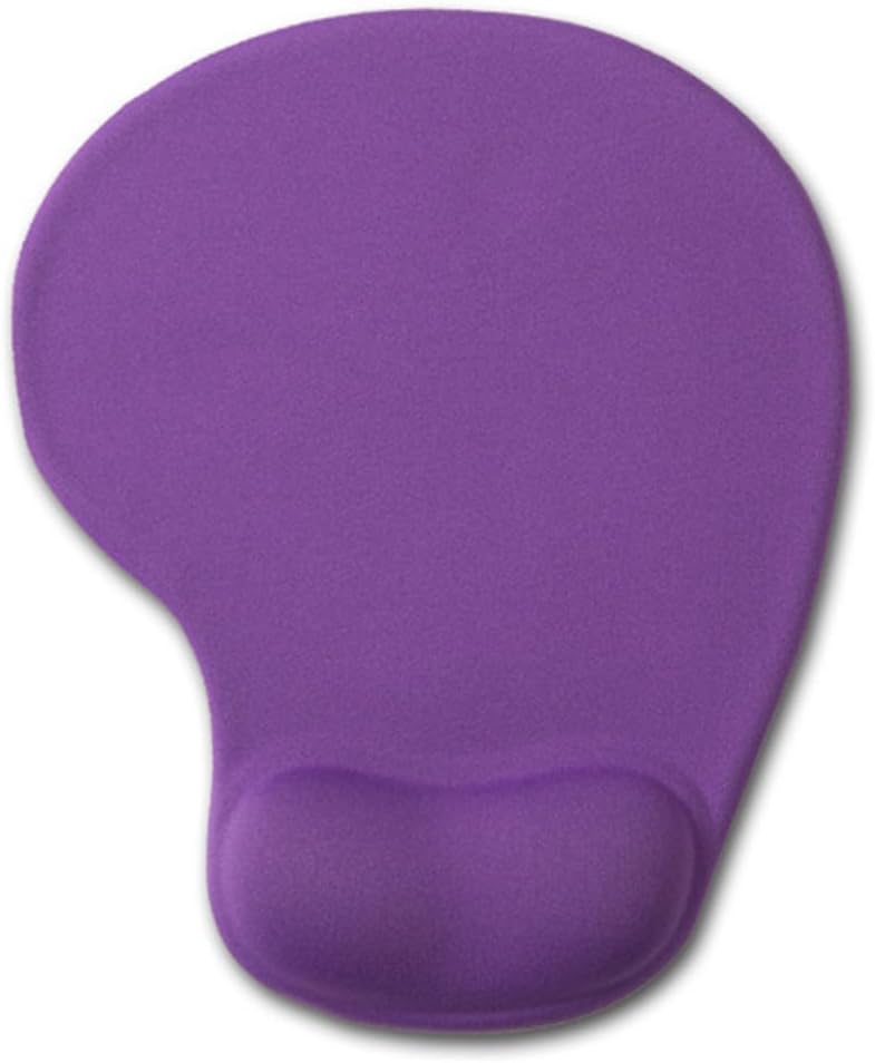 DEMON CHEST Ergonomic Mouse Pad with Gel Wrist Support – Non-Slip Gaming & Office Mousepad, 07Purple