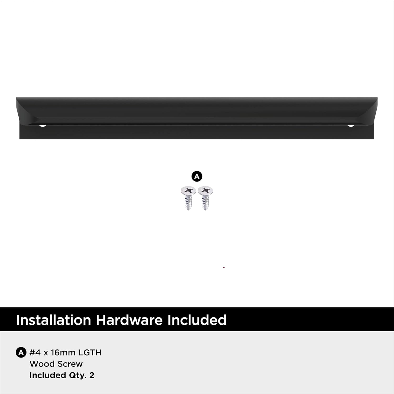 Amerock Streamline Tab 6 in. Center-to-Center Modern Polished Chrome Cabinet Edge Pull – Pack of 12