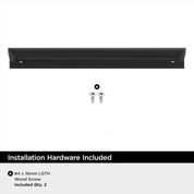 Amerock Streamline Tab 6 in. Center-to-Center Modern Polished Chrome Cabinet Edge Pull – Pack of 12