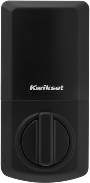 SmartCode 270 Contemporary Matte Black Touchpad Single Cylinder Electronic Deadbolt Featuring SmartKey Security™