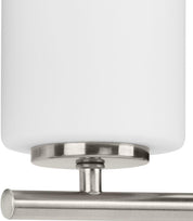 Progress Lighting Replay Collection 3-Light Modern Bath Vanity Light with Etched White Glass