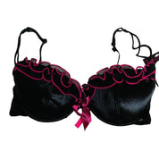 Seven 'til Midnight Flirty Frills Bra Black 34C