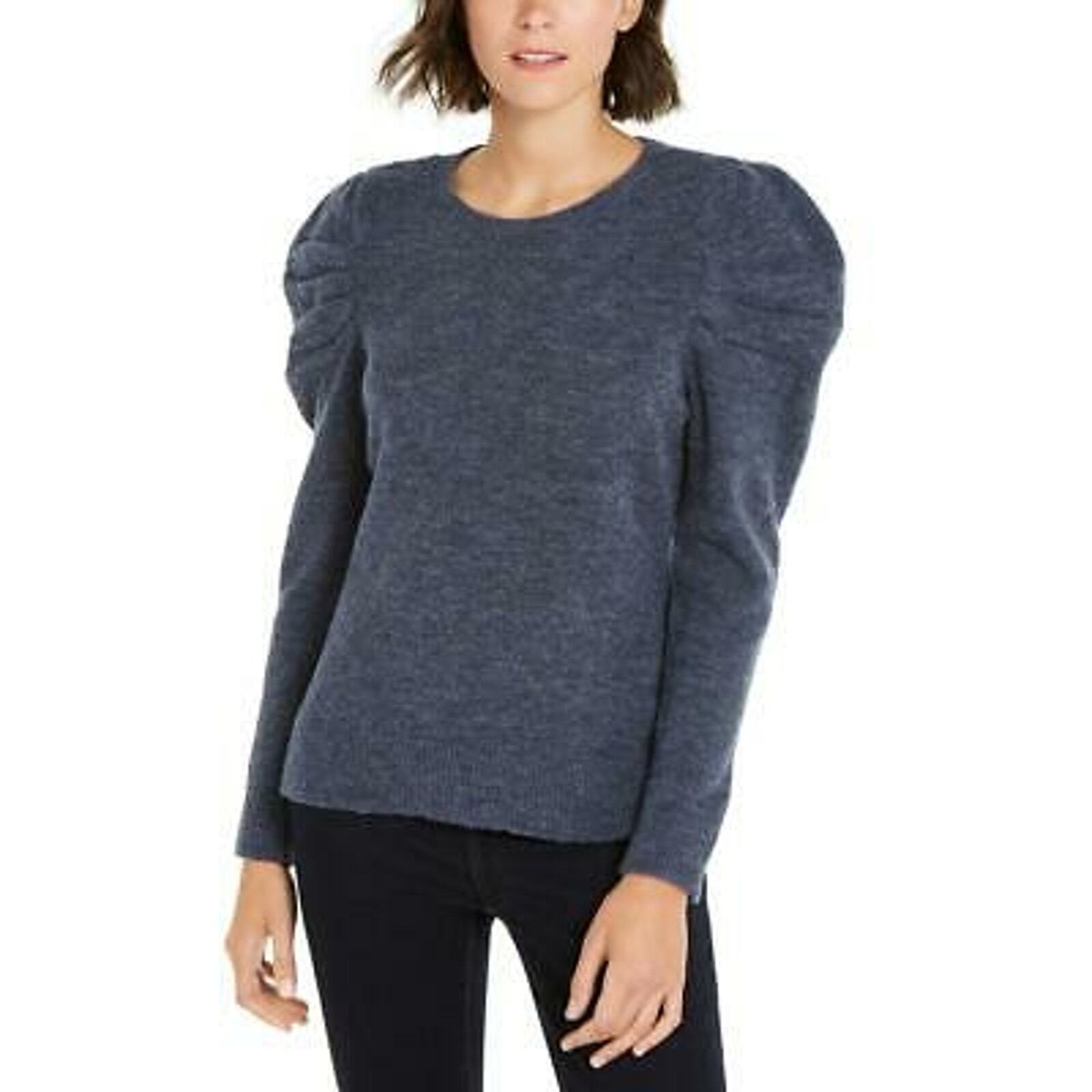 INC International Concepts Blue Inkberry Puff Sleeve Pullover Sweater - Size 2XL