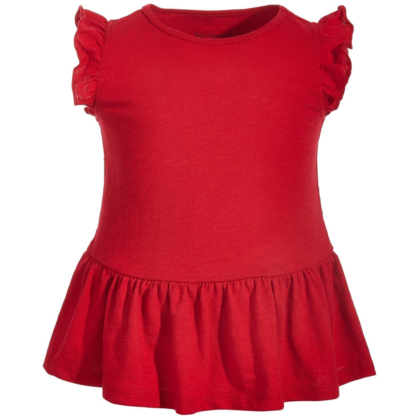 First Impressions Baby Girls' Flutter Tunic Top - Size 18 Months