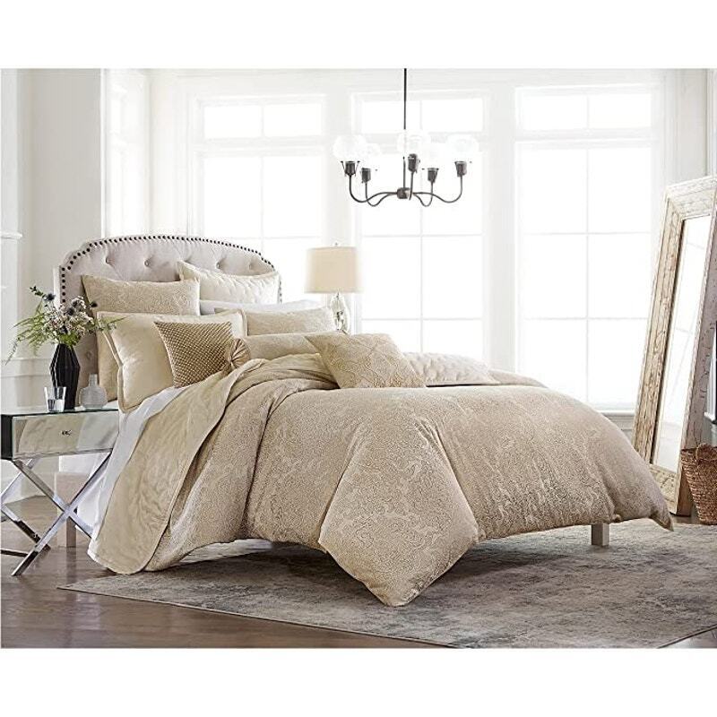 Hotel Collection Classic Engraved Paisley Duvet Cover Beige