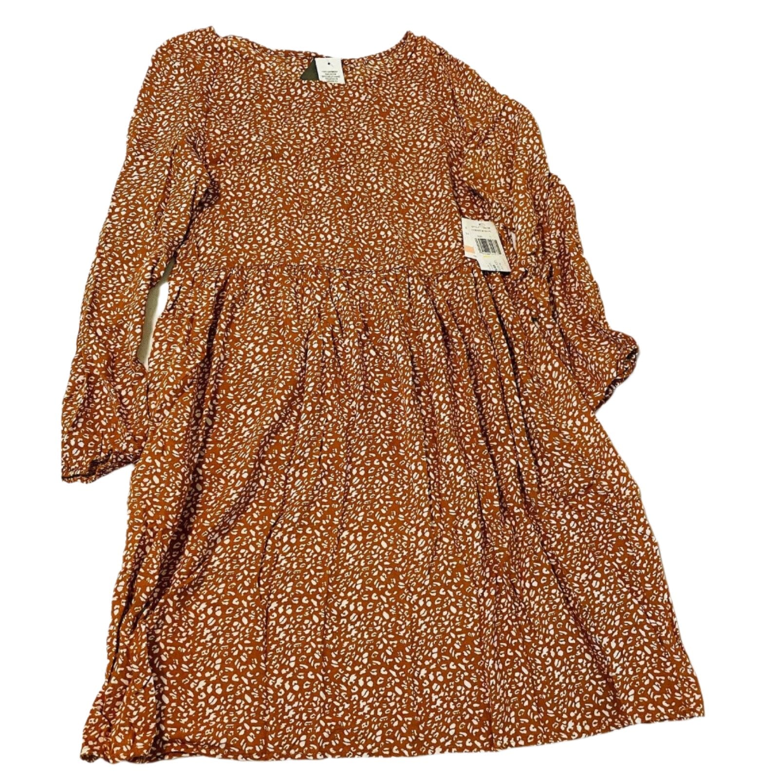 Taylor Dress Ruffle-Bottom Button-Front Dress Midi Length - Size 2