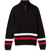 Calvin Klein Boys' Half-Zip Pullover Sweater with Ribbed Neckline