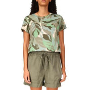 Sanctuary Perfect Tee Camo Crew Neck Shirt - Size XS
