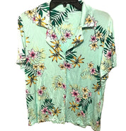 INC International Concepts Womens Pajama Top Loose Fitting Lounge Green Large