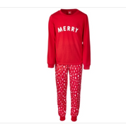 Family Pajama Big Kids Christmas 2-Piece Merry Set - Size 8