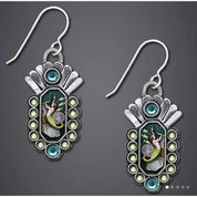 Bohemian Dangle Earrings Bundle – 3-Pack – Vintage Owl, Eagle Turquoise & Mermaid Zircon Designs