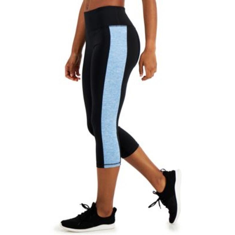 Ideology Women's Colorblock Cropped Activewear Leggings - Size XS