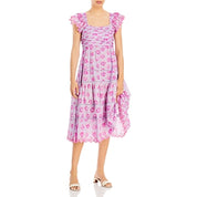 LoveShackFancy Harlyn Dress Lilac Fusion - Size 4