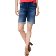 Tommy Hilfiger Women's TH Flex Cuffed Denim Bermuda Shorts - Size 6