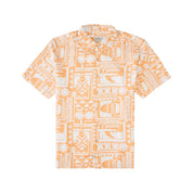 Quiksilver Men's Dogpatch Vibes Woven Shirt, Orange - 2XL