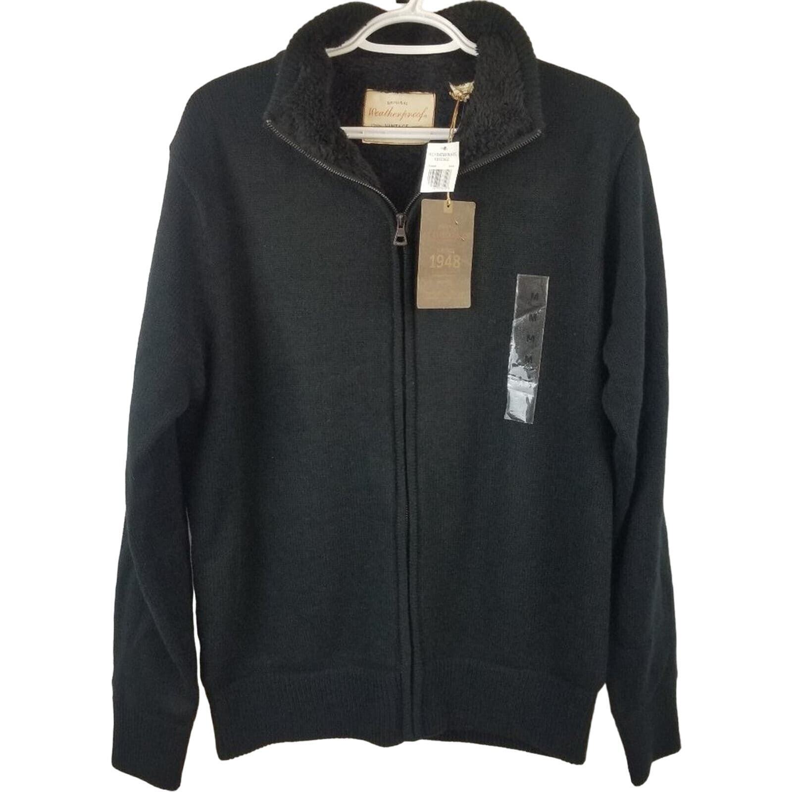 Vintage 1948 Weatherproof Sherpa Sweater Jacket - Medium