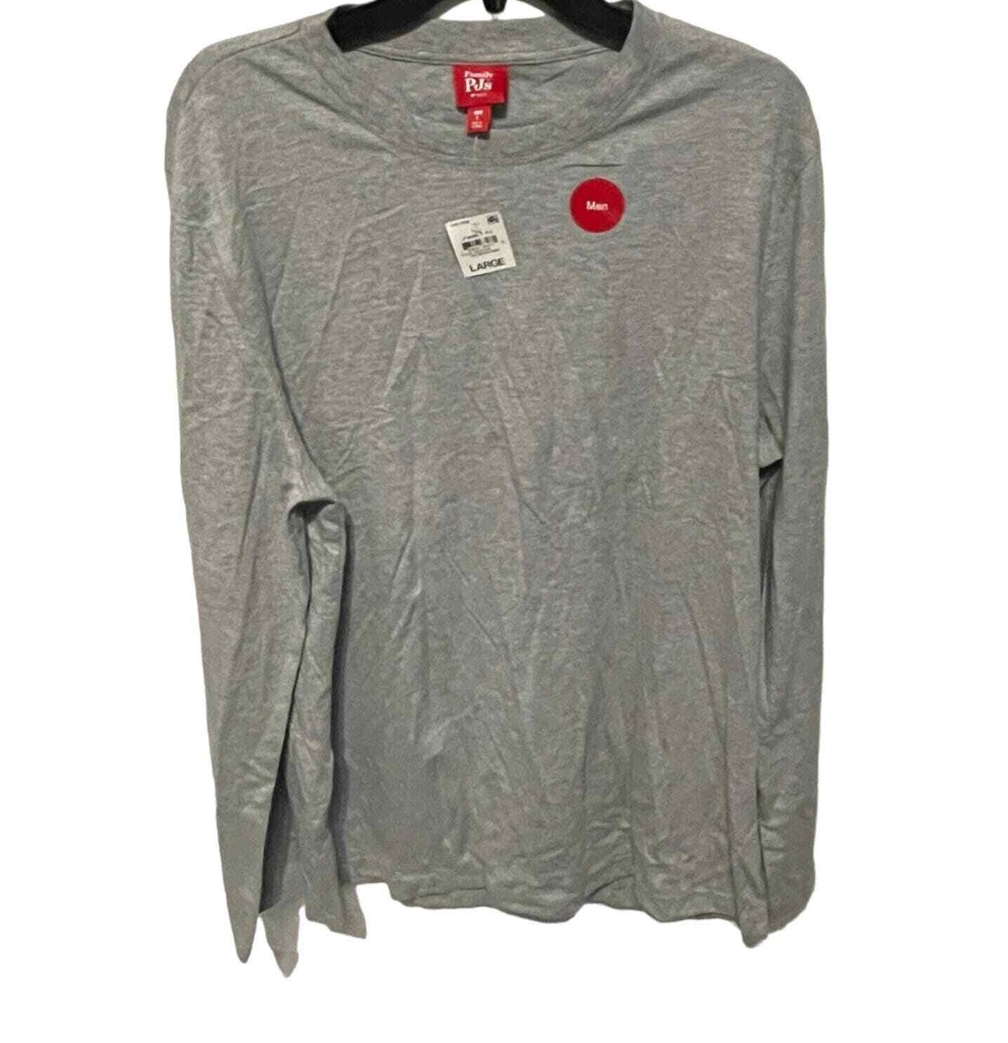 Family Pajamas Men's Matching Pajama Shirt Crew Neck Long Sleeve - Size Large