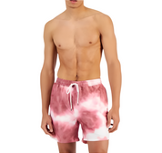 Club Room Men's Swim Trunks, Board Shorts, Tie Dye Design - Size XL