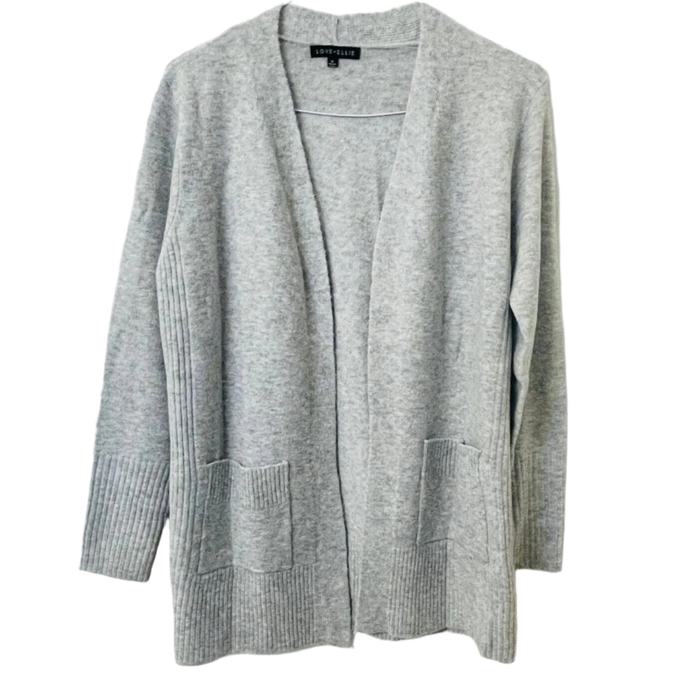 Love Ellie Women's Open Cardigan with Pockets -Size Medium