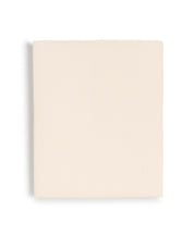Oake Cotton Tencel Solid 300 Thread Count Fitted Sheet, Ivory