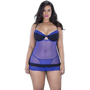 Tie Back Babydoll Lingerie Set with G-String