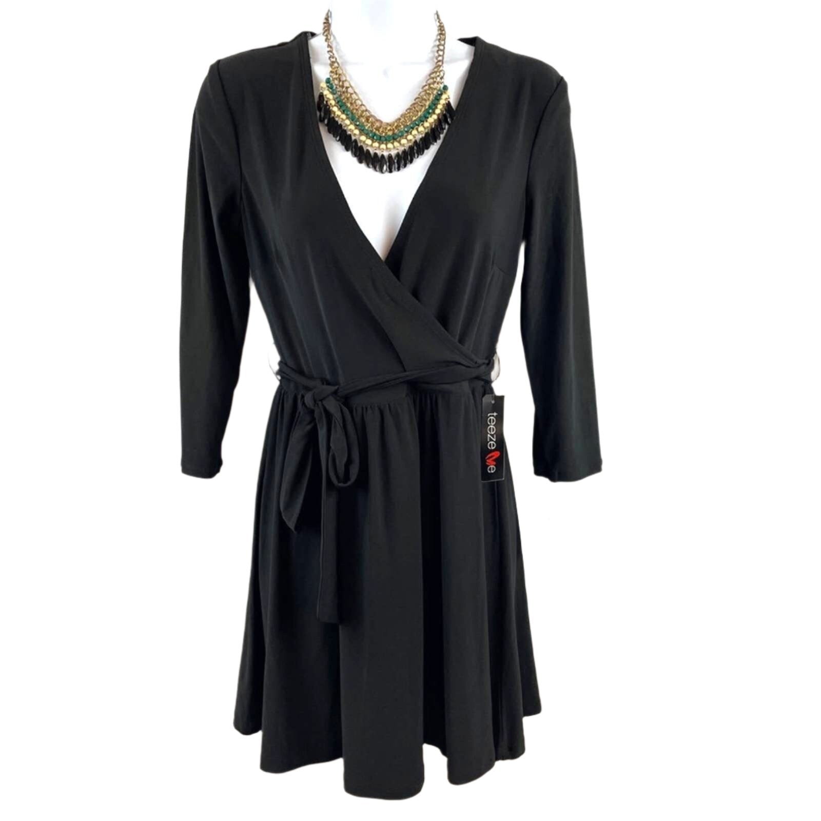 MEC Women's Juniors Wrap Long Sleeve Dress - Size Small