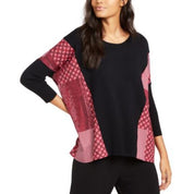 Alfani Women's Blossom 2 Drapey Poncho Sweater Top - Size Small