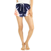 Jenni Women's Drawstring Cotton Tie-Dyed Pajama Shorts - Size Medium