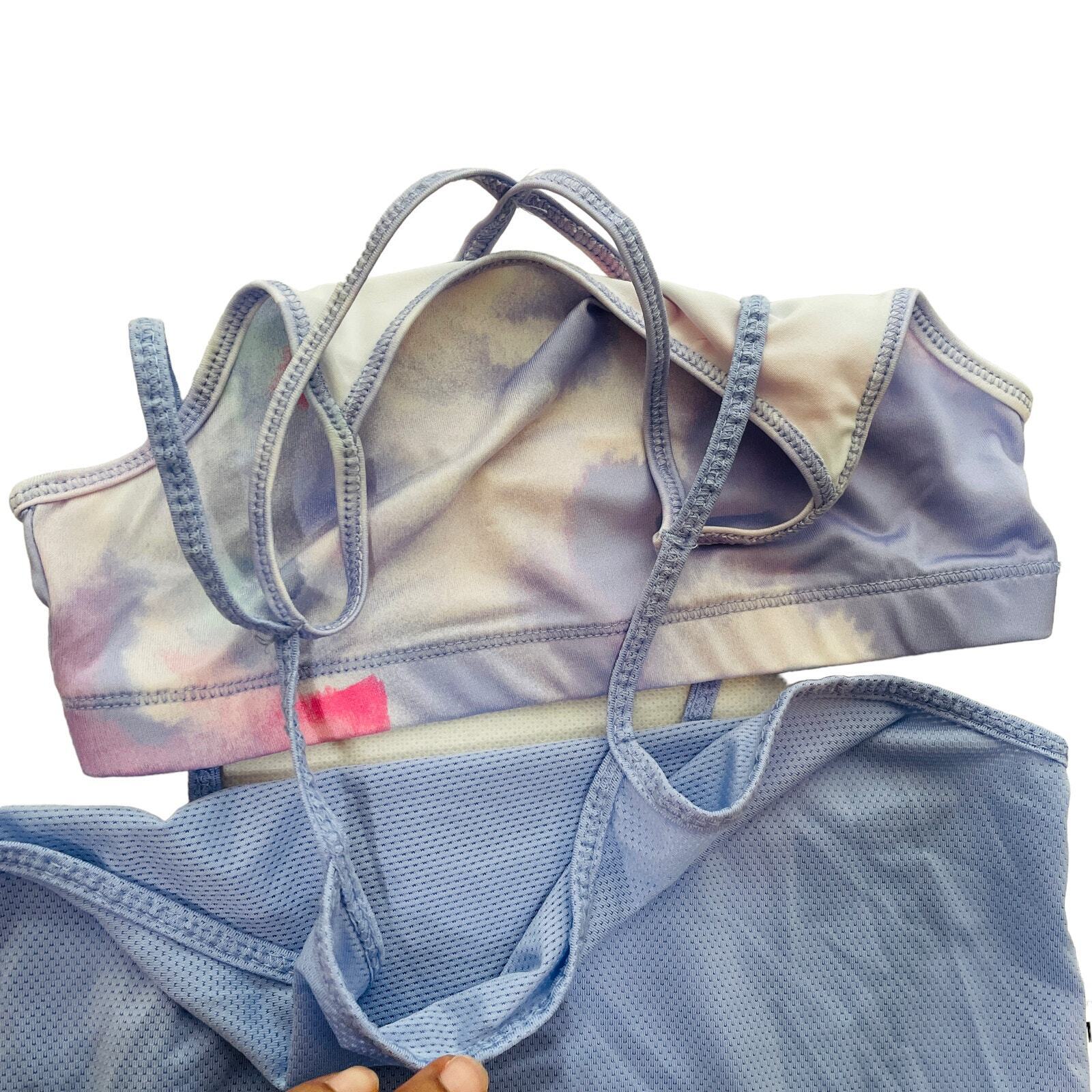 Ideology Big Girls' Layered-Look Tie-Dyed Tank Top Blue